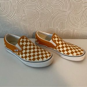 Vans Checkered Slip Ons